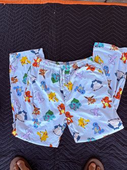 Pokémon Print Pajama PJ Pants