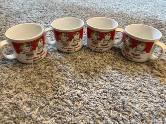 Set of 4 Vintage 1991 Campbell’s Soup Mug Cups