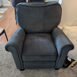 Dark Grey Recliner 