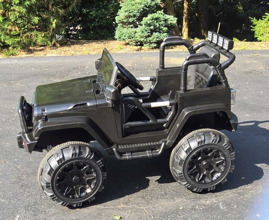 NEW BATTERY -Kids Ride on Truck, 12V Battery Toy Car with Parent Remote Control, Spring Suspension