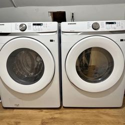 Samsung 4.5 cu. ft Front load washer & 7.5 cu ft Vented Gas Dryer