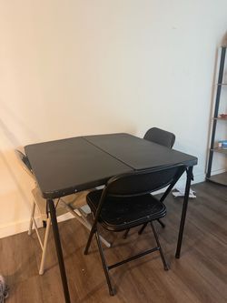 Table and chairs