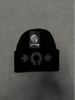 Chrome heart beanie