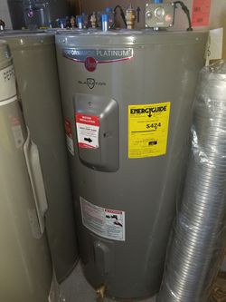 Rheem 50 gallon plantum electric water heater