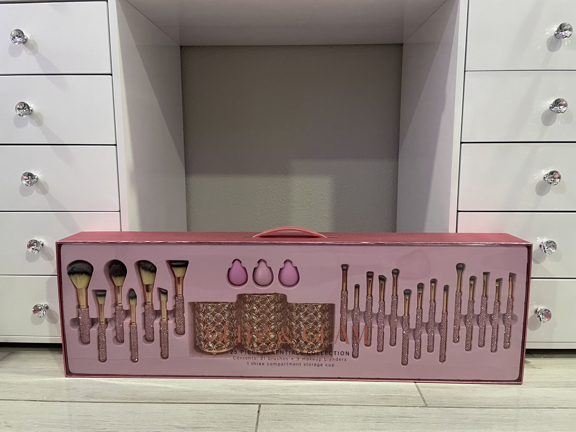 Glitz and Glam Sparkly Brush Set