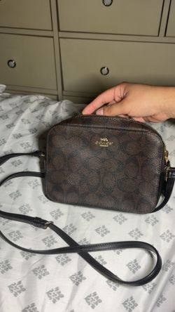 Coach Signature Canvas Mini Camera Bag