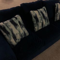 Used Couch Like Blue Like Used