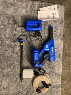 Kobalt 40v handheld cordless pressure washer
