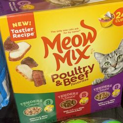 Kitten / Cat Meow Mix Food 
