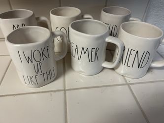 Rae Dunn coffee mugs