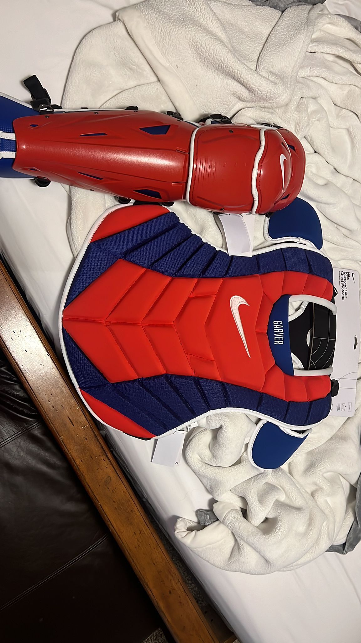 Nike Catchers Pro MLB gear (Texas Rangers)