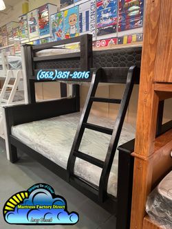 Twin XL Queen bunk bed with mattresses colchones camas nuevas