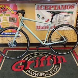 Canondale Large Cool Mint Wide Range 9 Speed Gearing W/ Hydraulic Disc brakes 