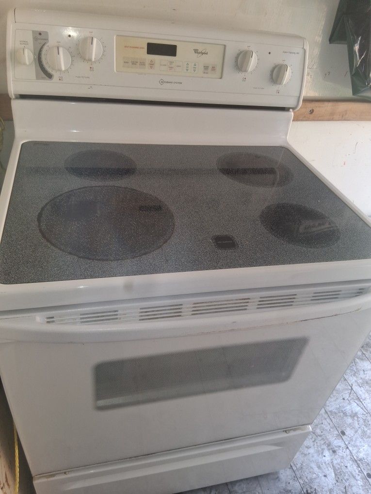 🩷$120 Whirlpool Electric Stove w/ Self-Cleaning Oven Works Great❤️90-Day Warranty💚Pick Up or Delivery,Installation And Haul Away Available 💙