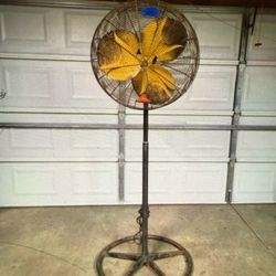 HEAVY DUTY INDUSTRIAL FAN. GREAT FOR MECHANIC SHOP, WAREHOUSE ECT… $75.00 OR BEST OFFER,