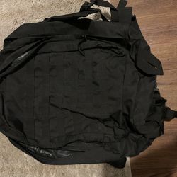 Black Tactical Backpack