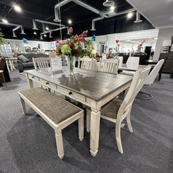 6 Pc Dining Table 