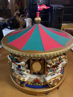 Vintage Mr. Christmas Holiday Merry Go Round