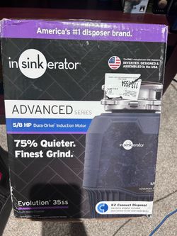 Brand New Insinkerator Evolution 35ss Garbage Disposal