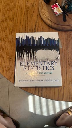 Elementary Statistics In Social Research