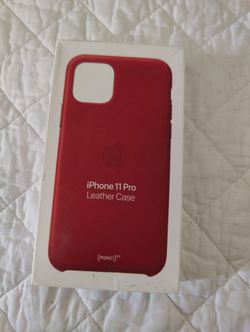 iPhone 11 Pro leather case