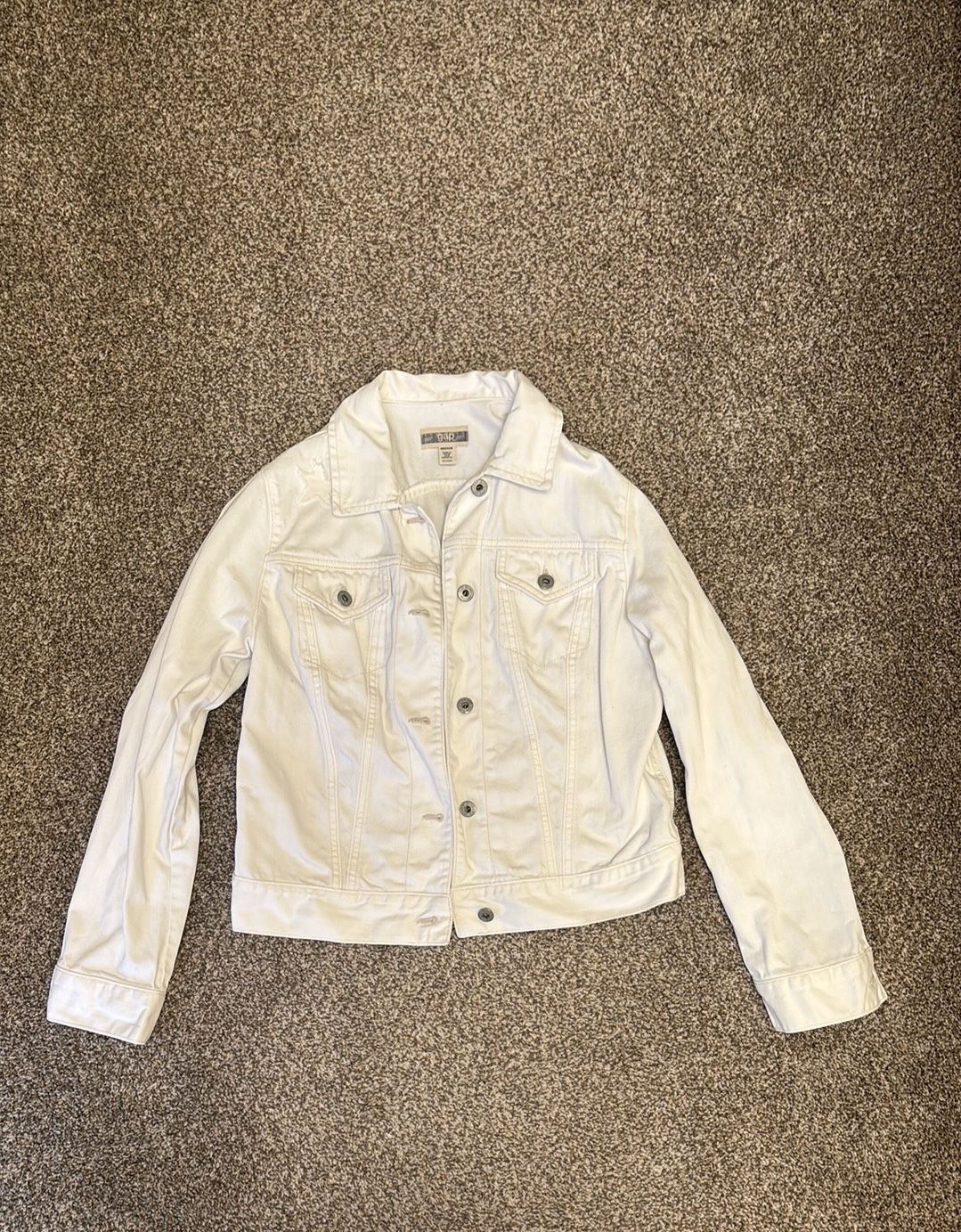 GAP white denim jacket XS/S