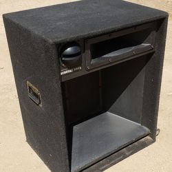 Rare Vintage SYSTEMS 2000 Huge  P.A. SINGLE SPEAKER Incredible Sound and Bass!