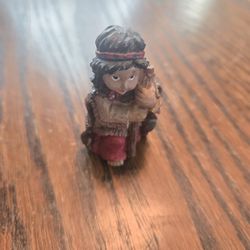 Vintage Miniature Indian Boy Figurine 