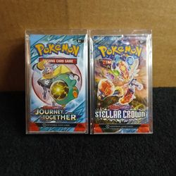 Pokémon Tcg Scarlet & Violet: 12 Booster Packs 3 Different Sets 