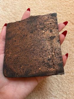 historical Copper Firebrick slag old mining operations in Michigan