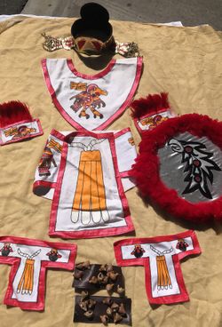 Traje azteca de niño