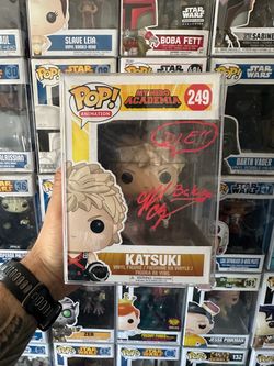 Funko Pop My Hero Academia Katsuki #249 Signed Clifford Chapin