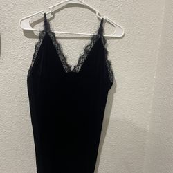 Black Velvet Dress
