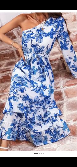GORGEOUS ONE SHOULDER DRESS SZ XL