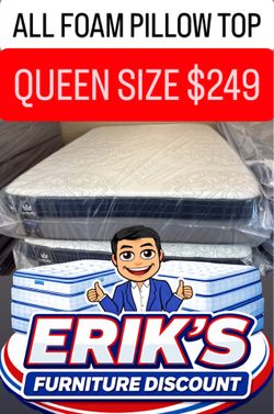Queen pillow top