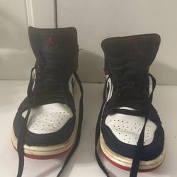 Jordan One Mids Size 9  1/2Usa Olympics