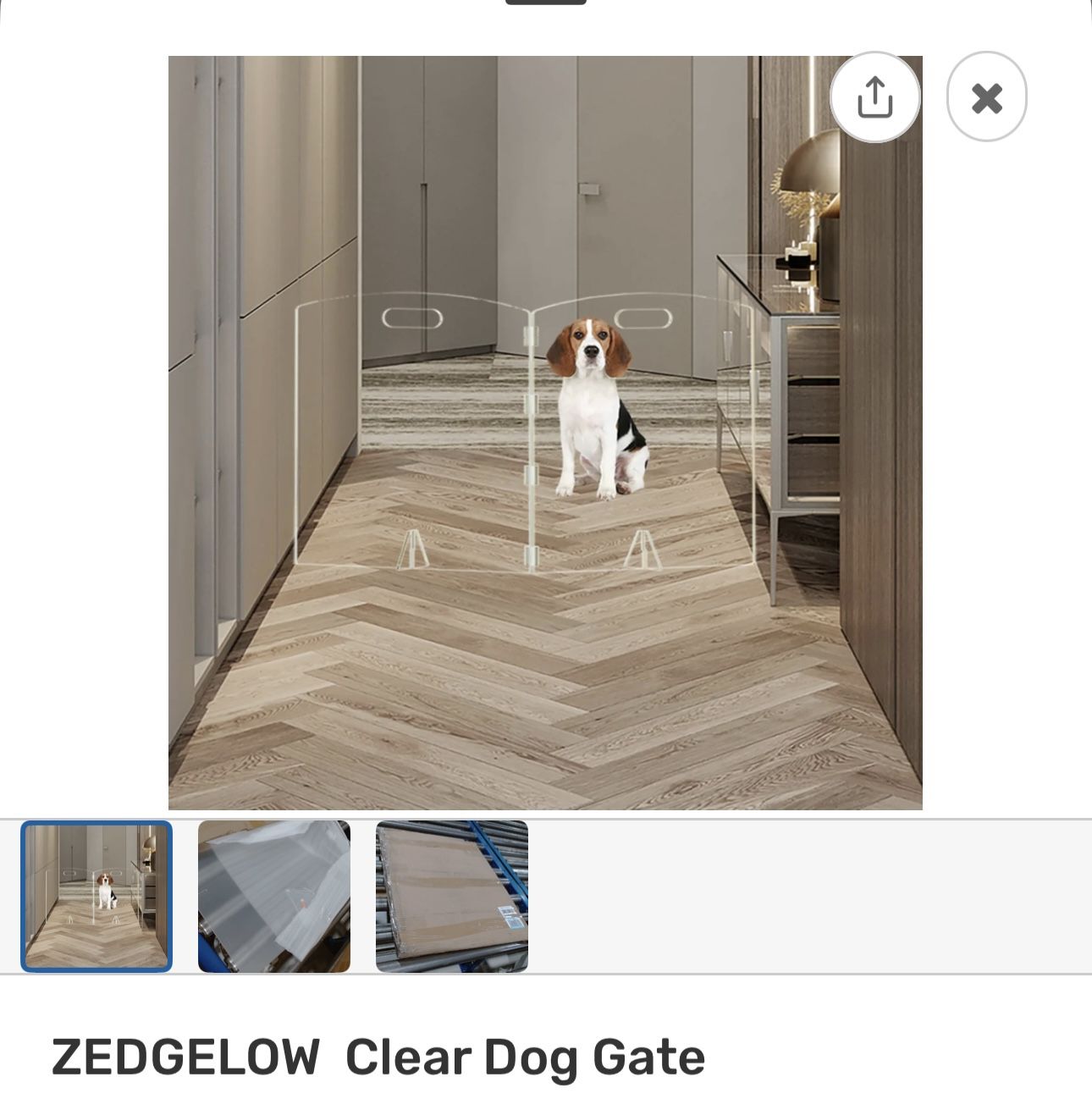 Acrylic Pet Gate