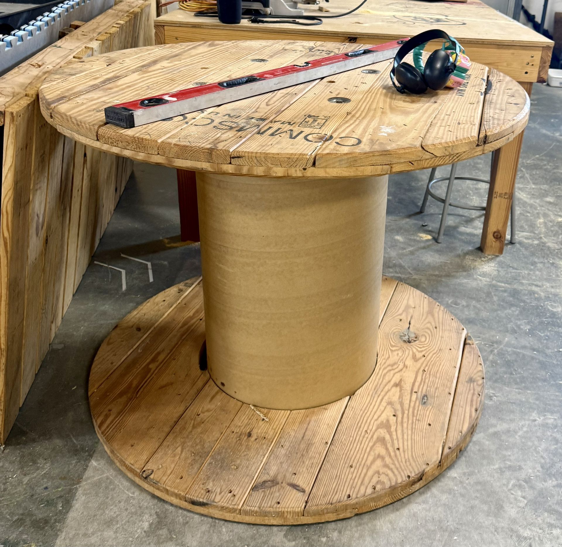 Wooden Spool Table