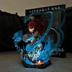 Akaza Demon Slayer Anime Figure Kimetsu No Yaiba Action Figure Figurine fire