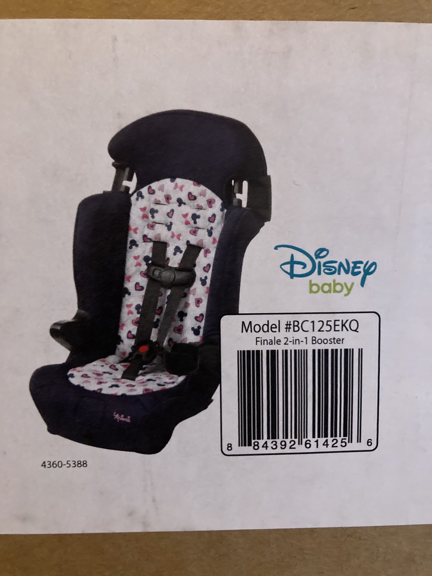 Disney Car Seat Minnie Mouse