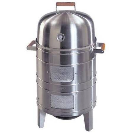 Meco Charcoal Vertical Water Smoker - Stainless - 5025