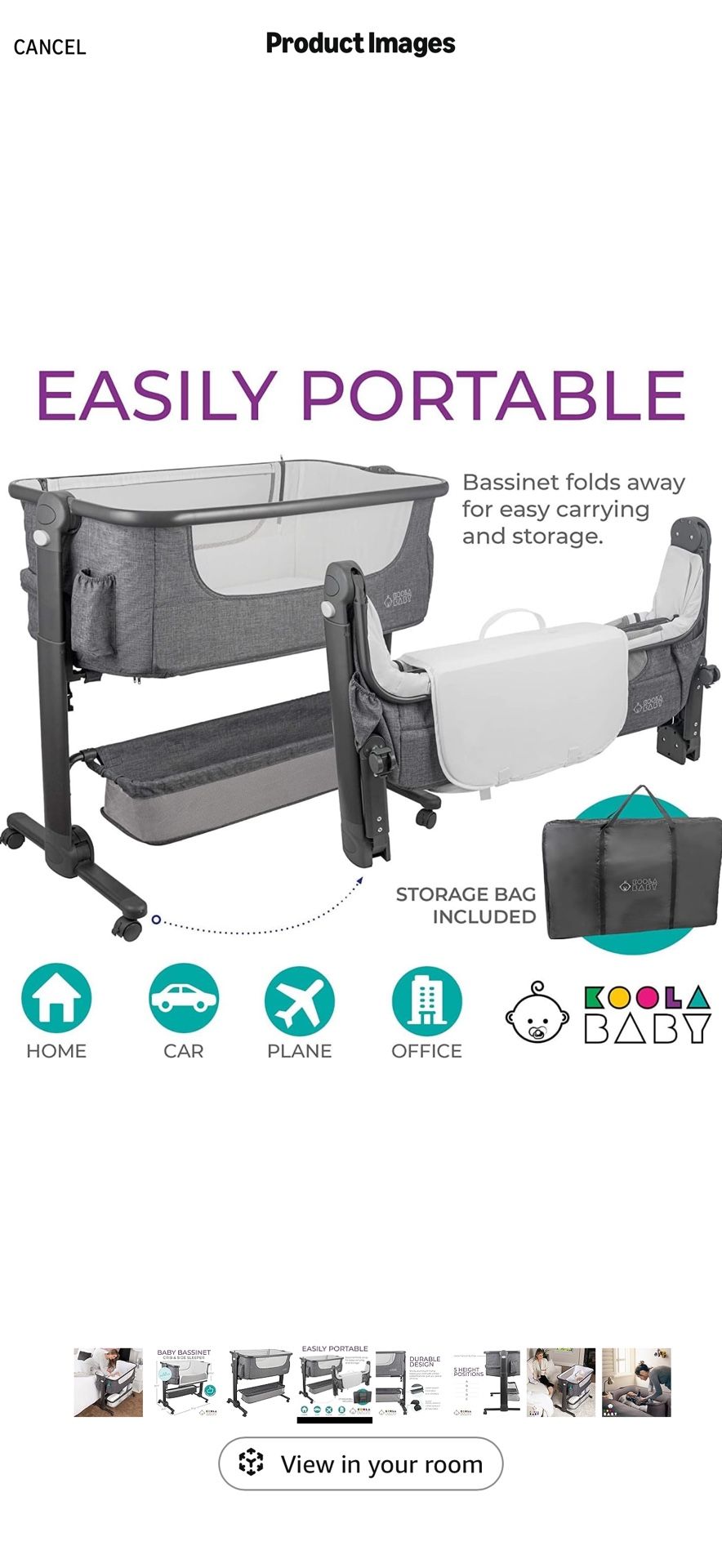 Baby Bedside Bassinet