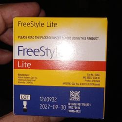 Brand New Factory Sealed Fresh 100 Count Freestyle Lite Glucose Test Strips Deal