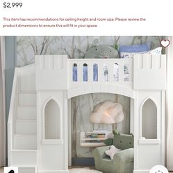 Twin Pottery Barn Castle Bed