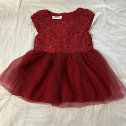 Girls Red Dress 2T