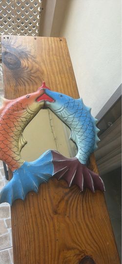 Decorative Koi Fish Wall Mirror