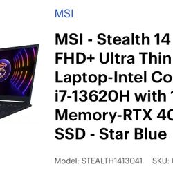 MSI Gaming Laptop