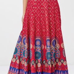 Ethnic Print Skirt - NEW 