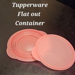 Tupperware Flat Out Container