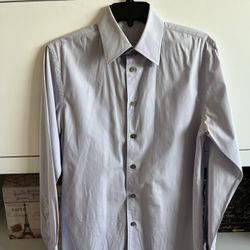 Men’s Light Lavender Dress Shirt – Size S – Classic Fit – Used